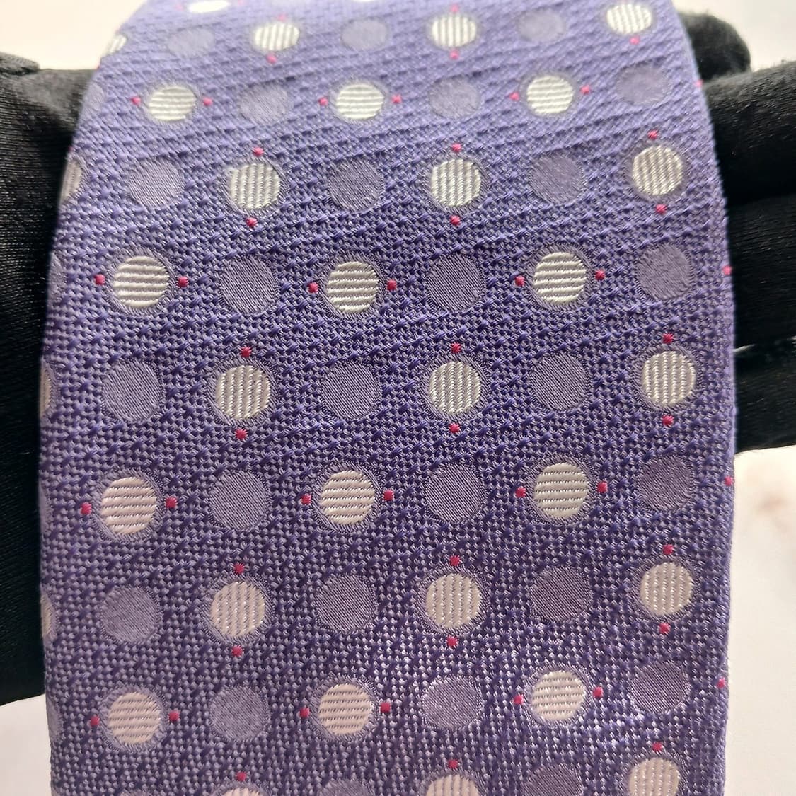 폴스튜어트 실크 도트 넥타이 7.9cm A+등급 A18172
 상품이미지5