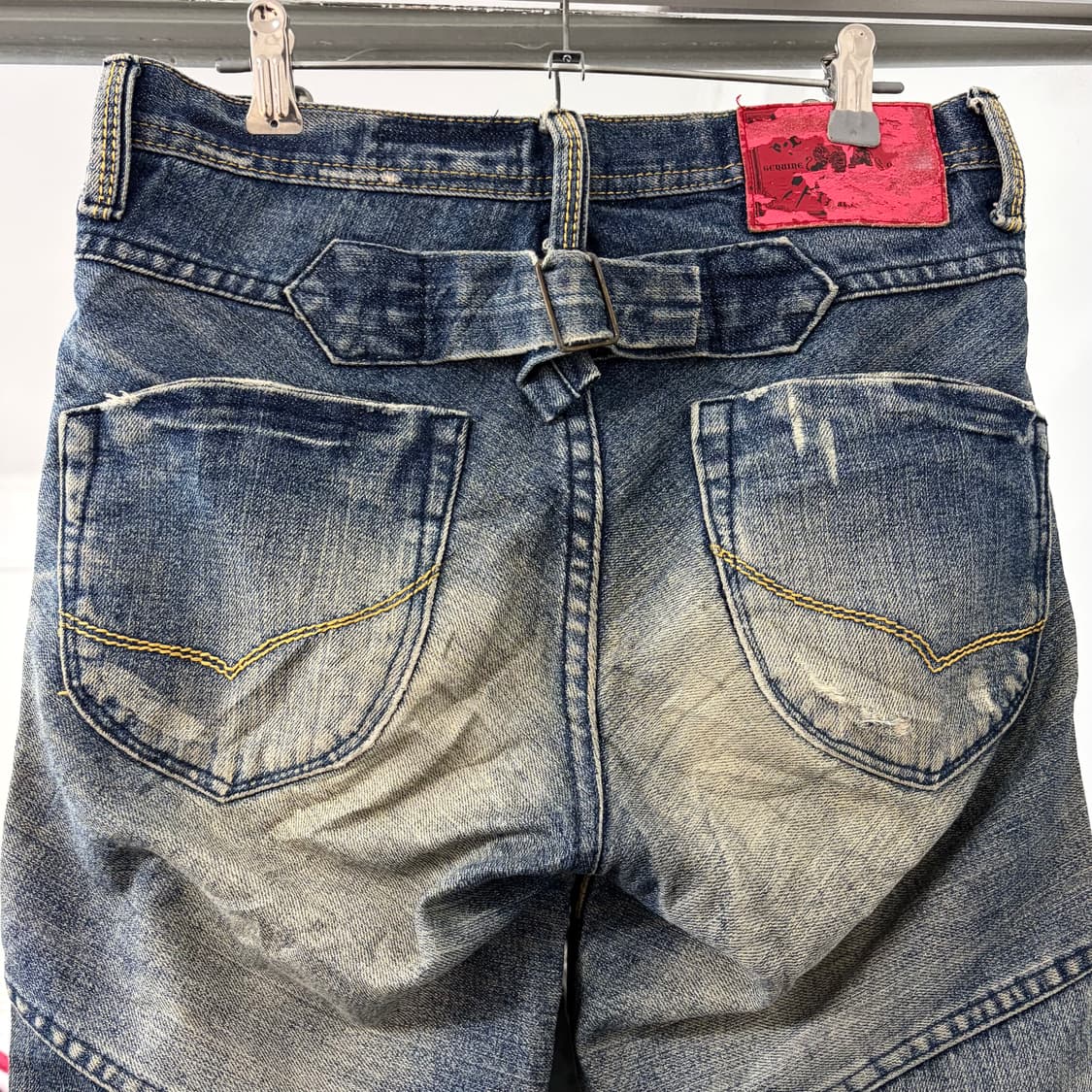 Fuzzy 신치백 데님 팬츠 상품이미지6