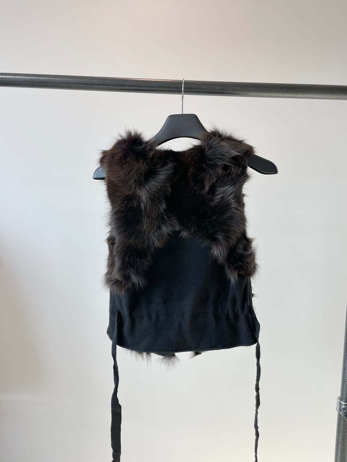 SYSTEM 시스템 폭스 퍼 베스트 상품이미지3