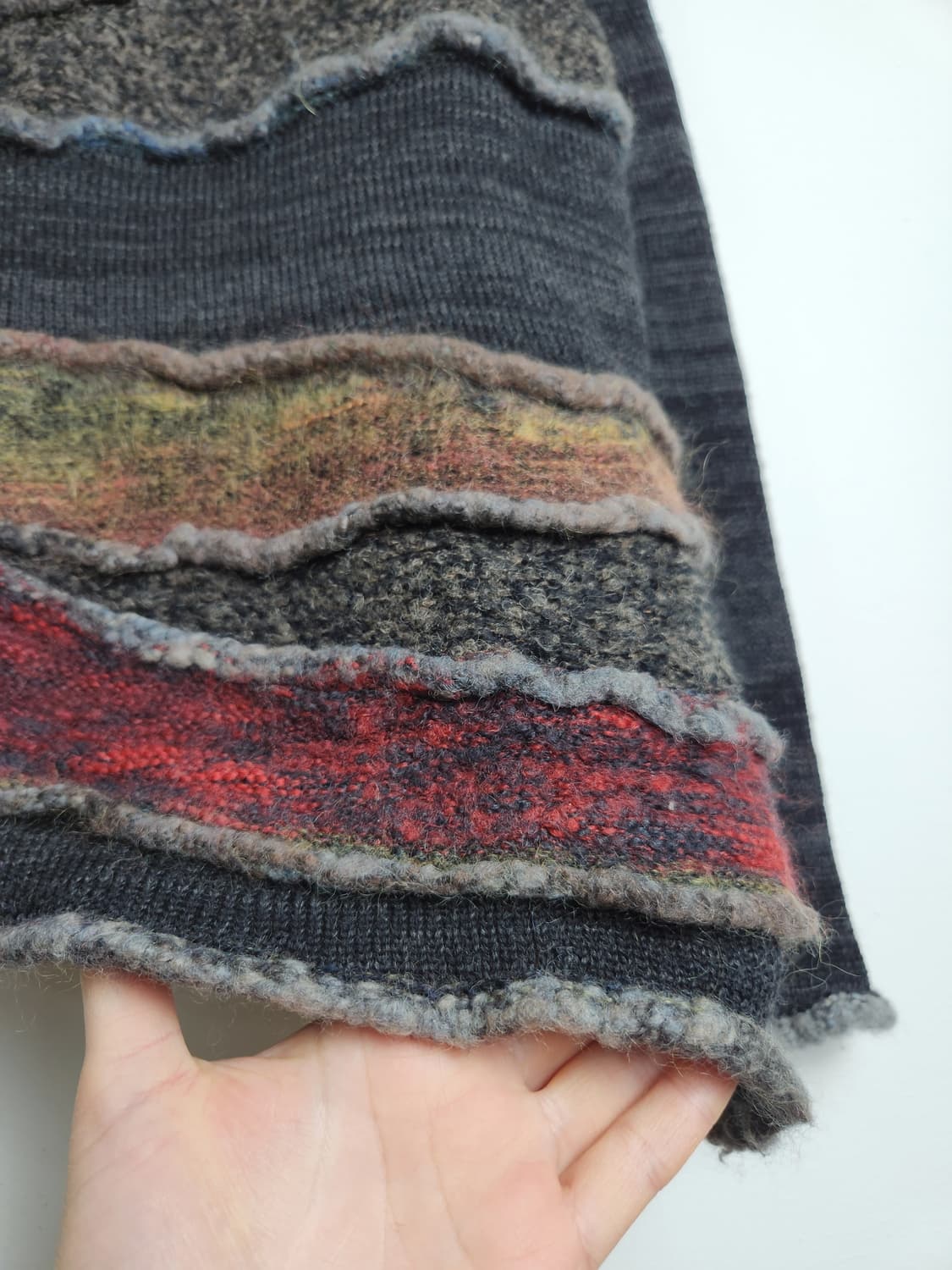 언발 니트 탑 상품이미지6