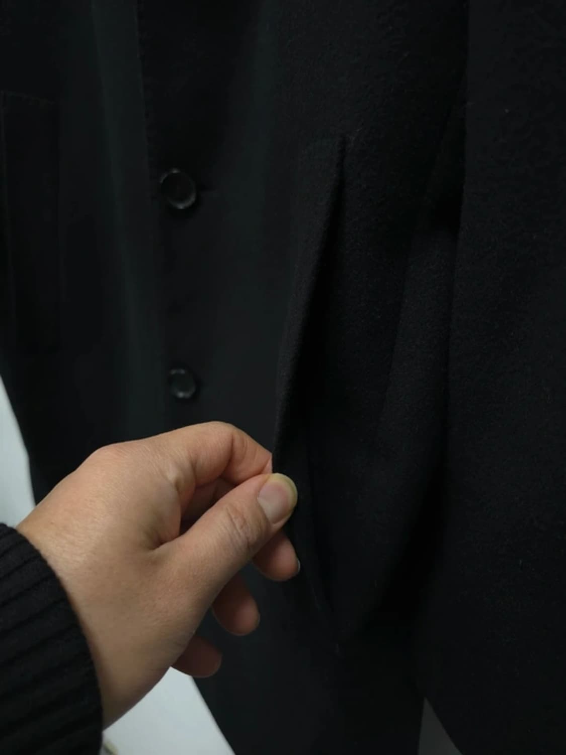 휴고보스 남성 캐시미어 버진울 코트 상품이미지8