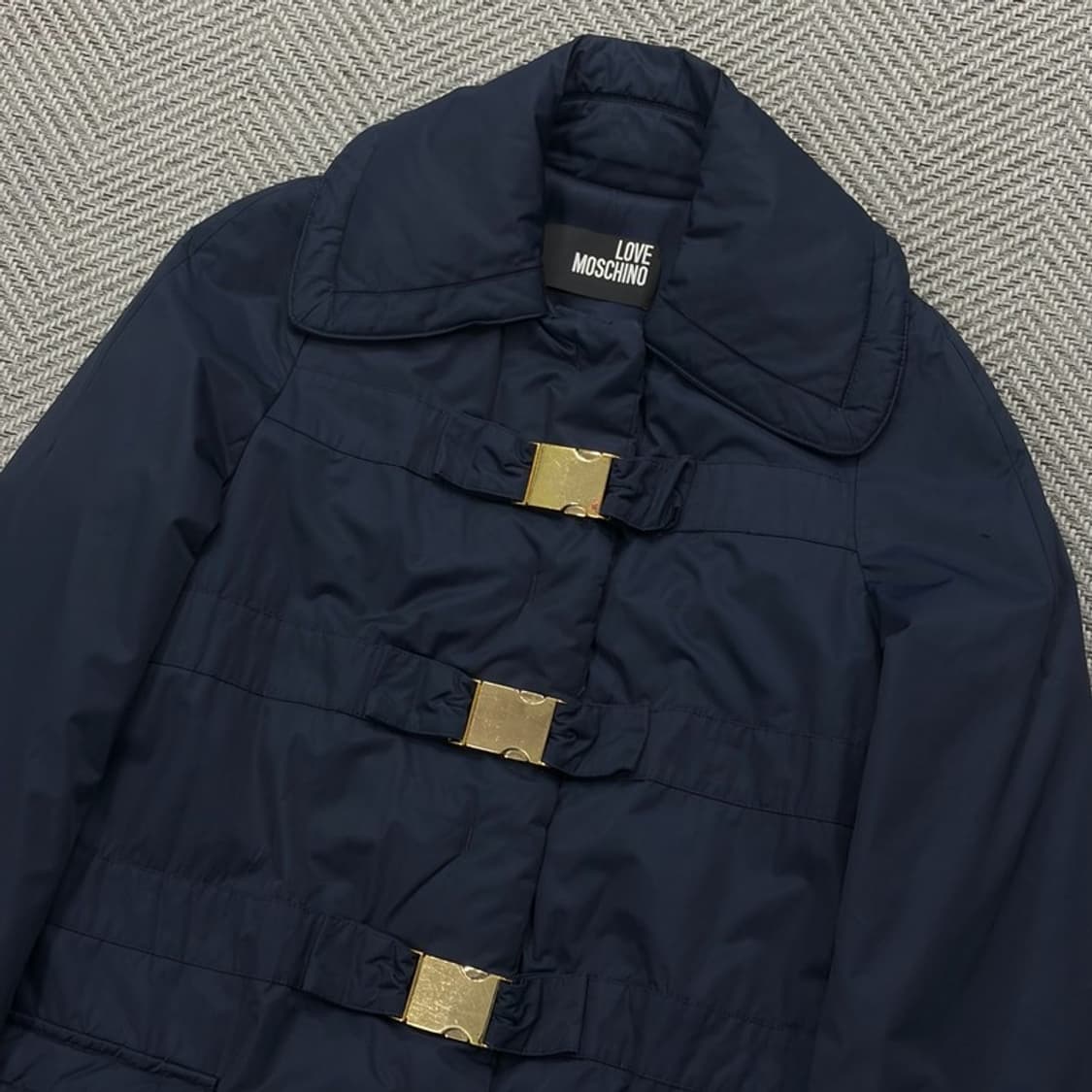 러브 모스키노 패디드 버클 코트 v2764 상품이미지3