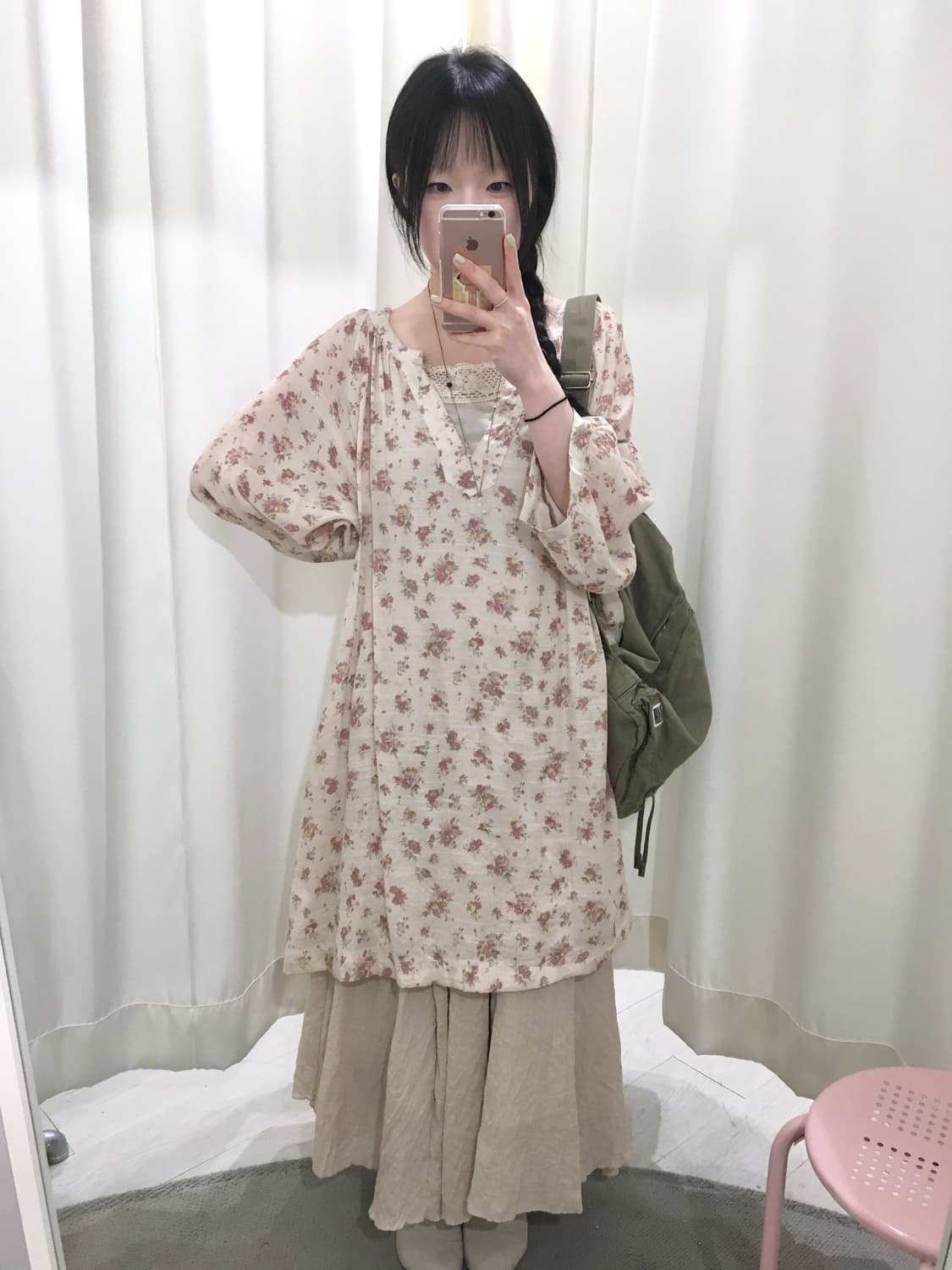 Cotton Gauze mori Skirt 상품이미지4