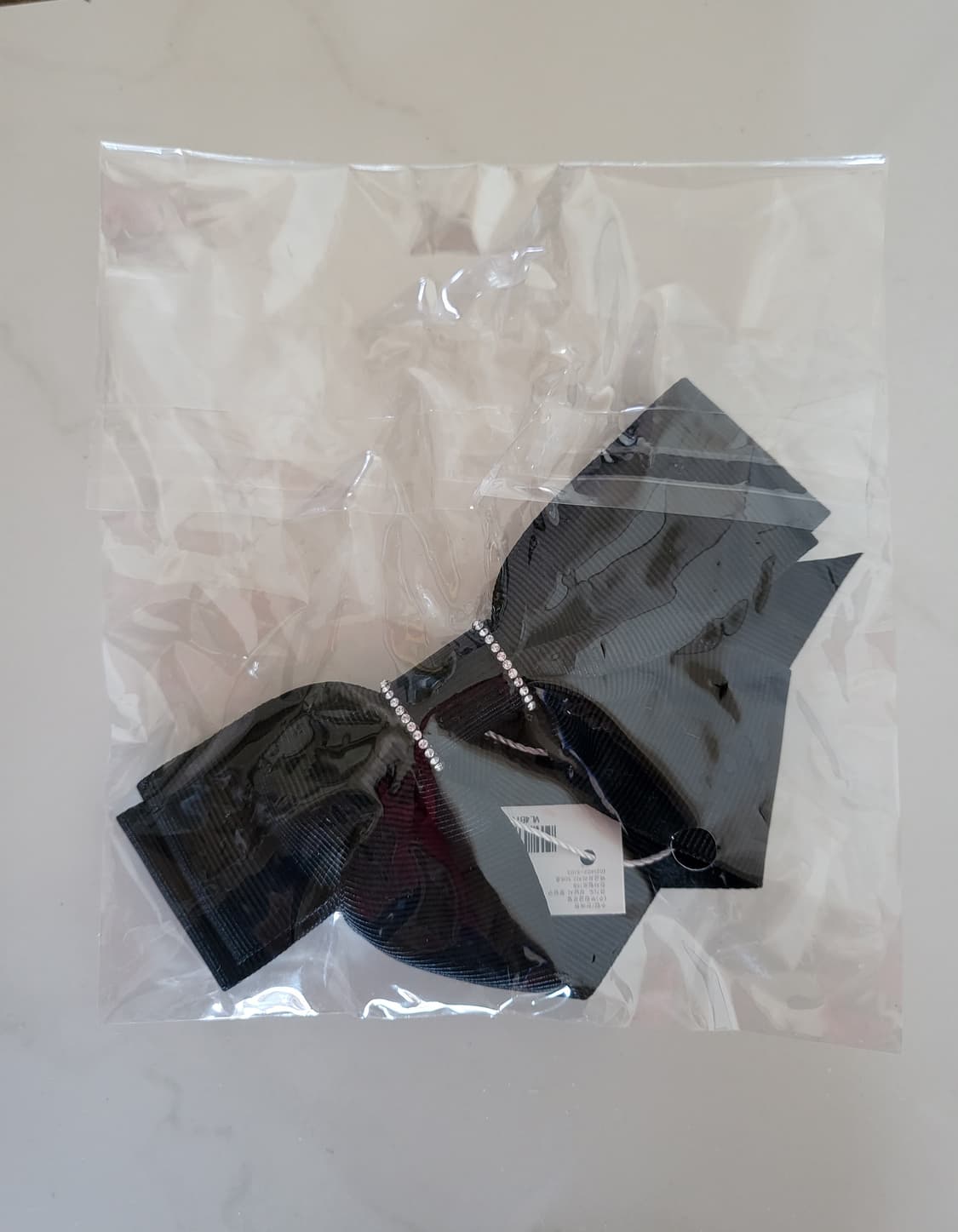 쏘솔트 발레리 발렌타인 릴 보우 헤어핀 블랙 상품이미지5