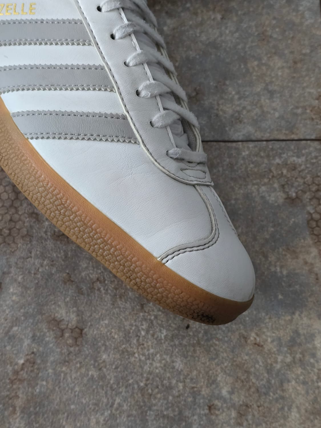 (250)아디다스 가젤 화이트 그레이  상품이미지8