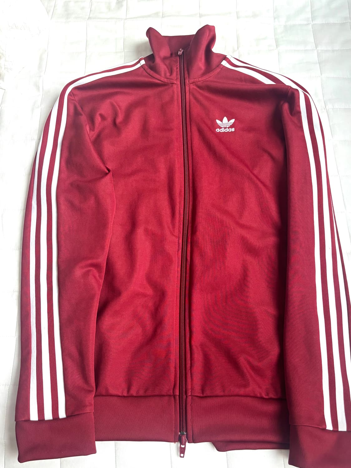 아디다스 버건디 레드 파이어버드 져지 베켄바우어 상품이미지1