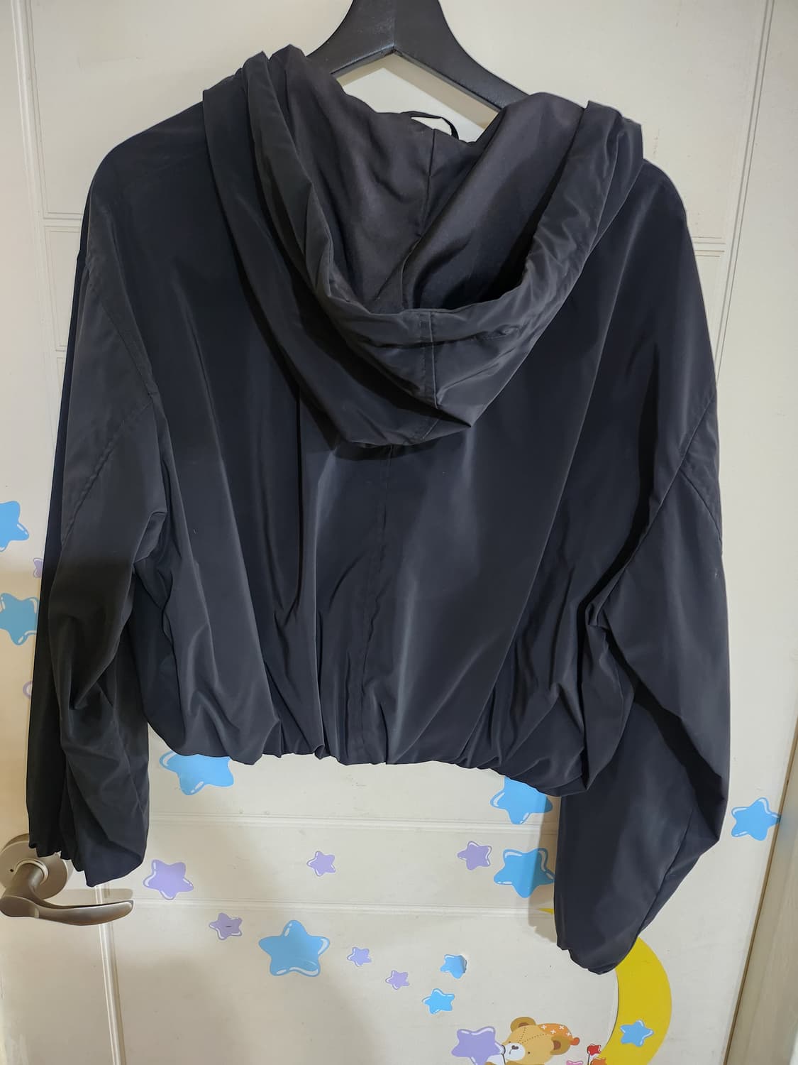 ZARA 블랙 후드 바람막이 상품이미지2