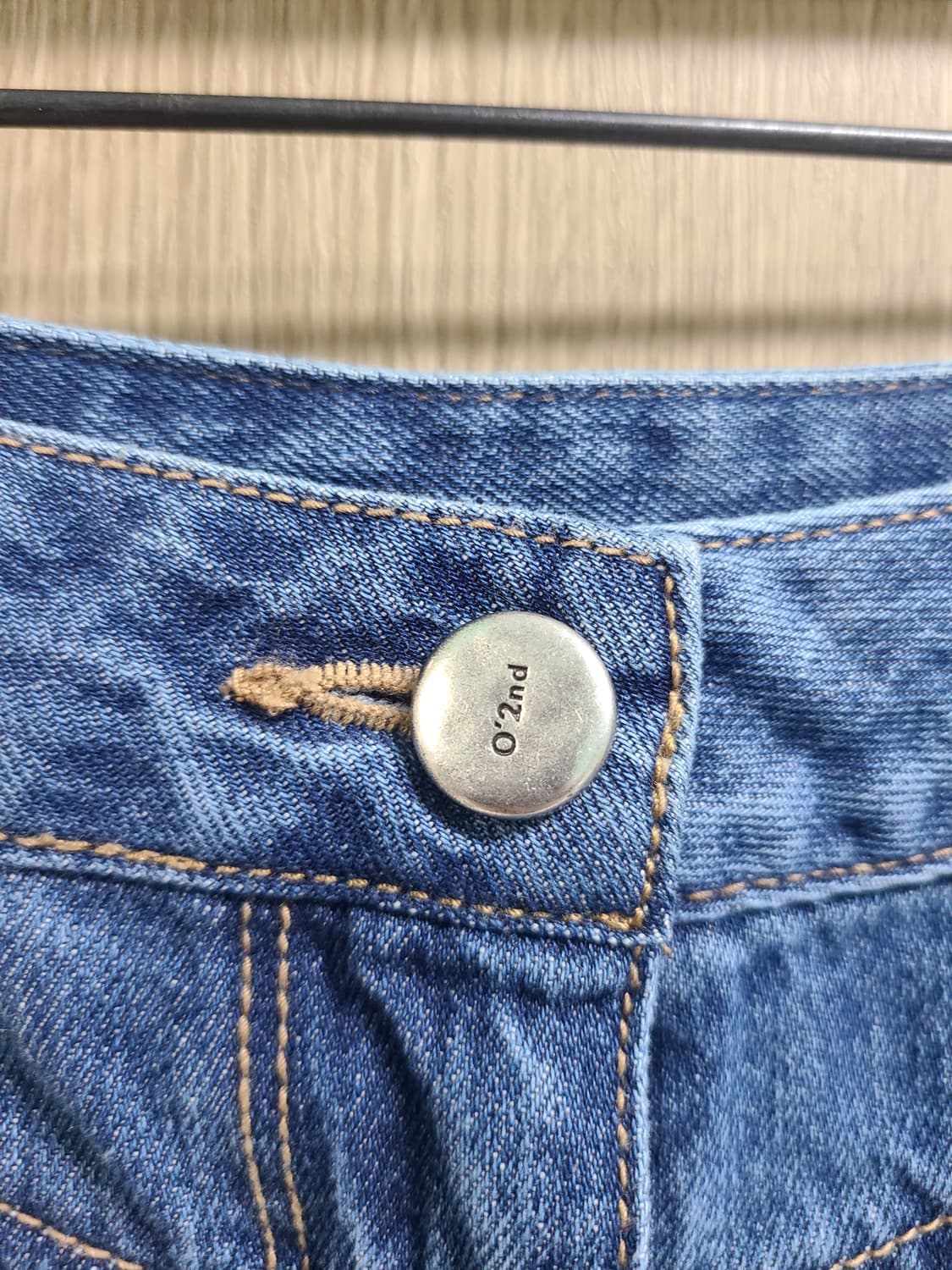 오즈세컨 와이드 데님 8부 버뮤다 팬츠 상품이미지2