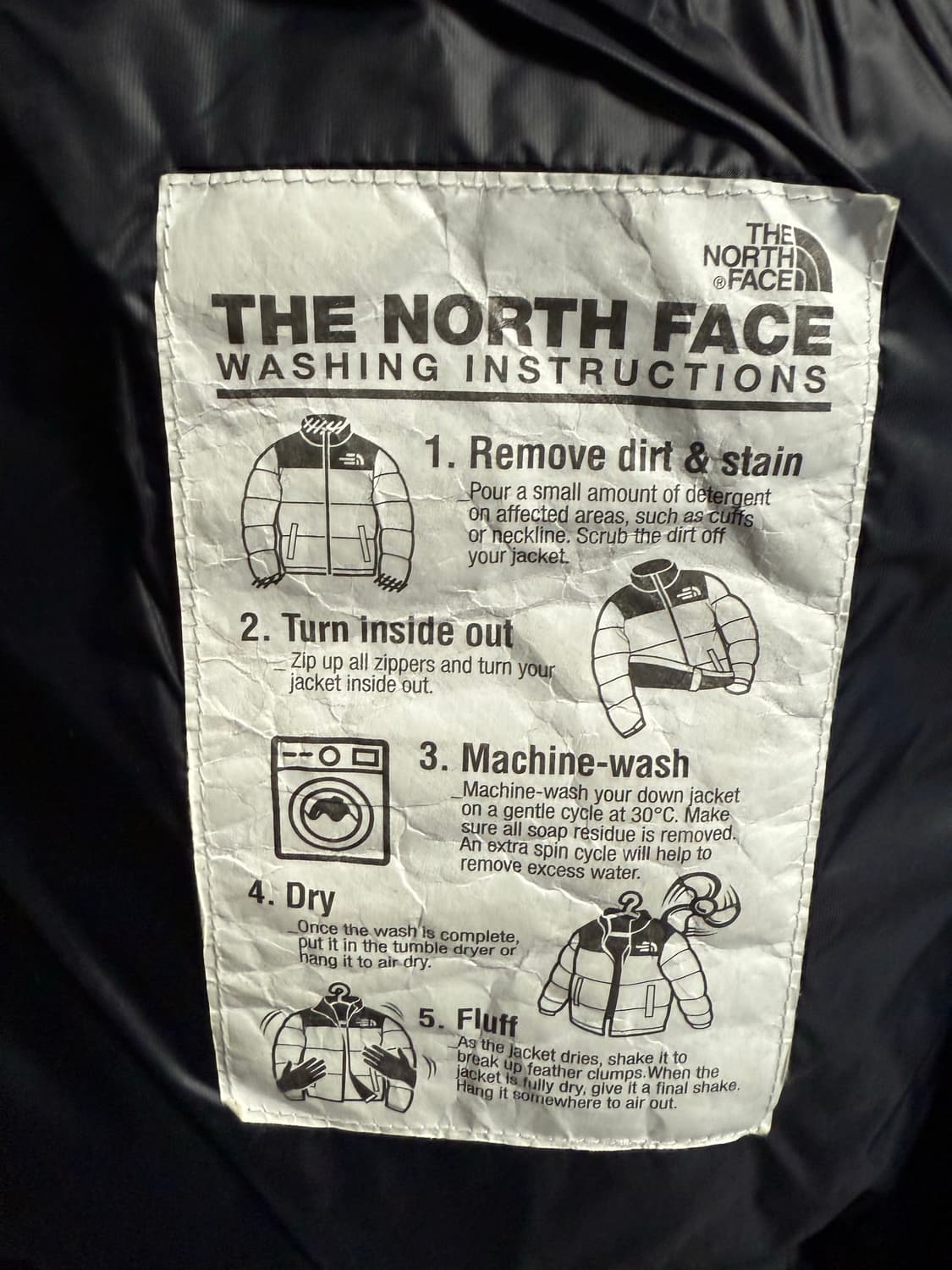 노스페이스 화이트라벨 눕시 다운 블랙 패딩 상품이미지8