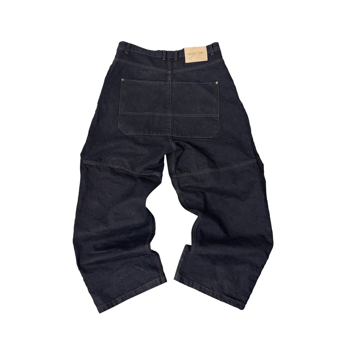 Ooki Feather Denim Pants - Dark Indigo 상품이미지2