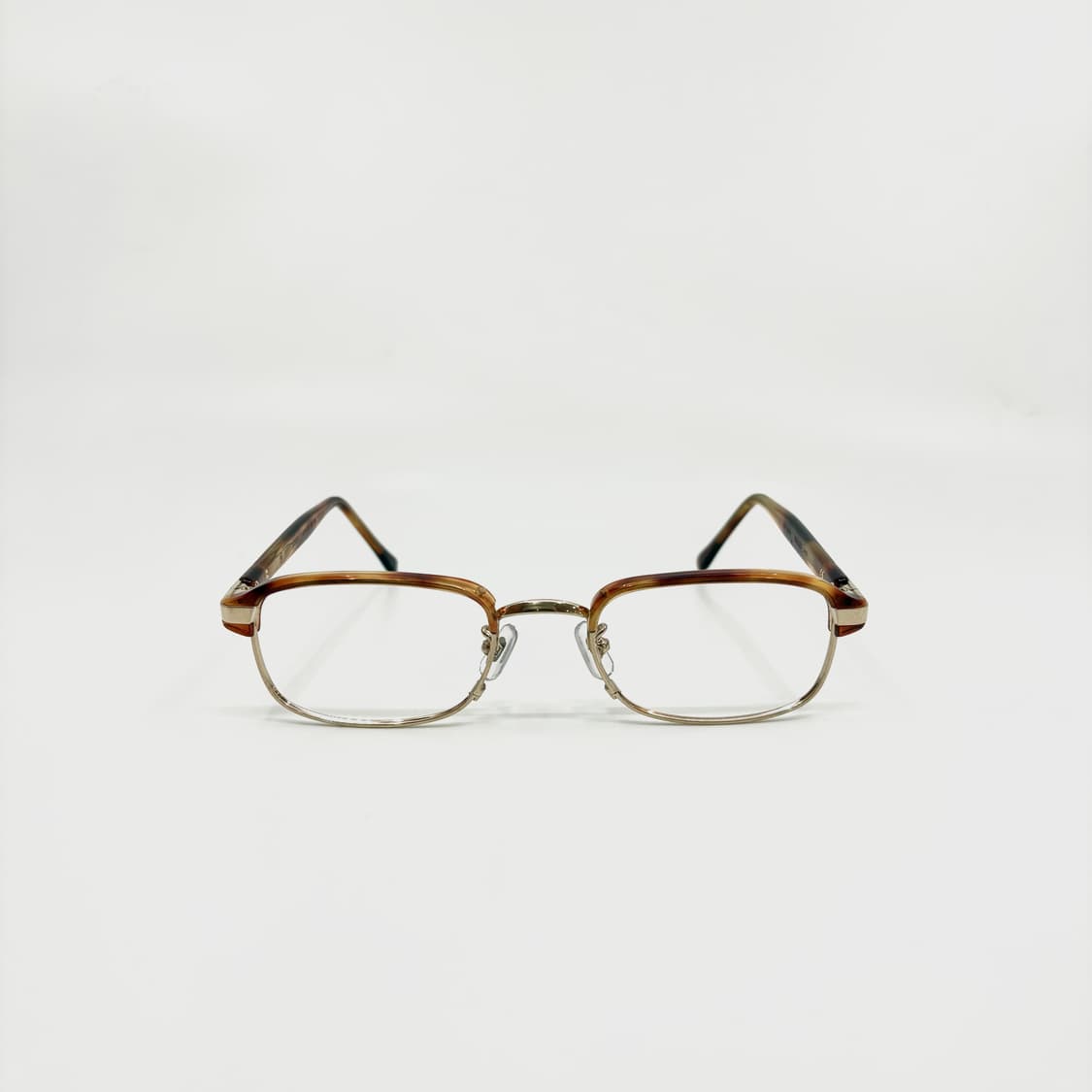 Avant garde 빈티지 호피 금장 아세테이트 프레임 하금테 안경테 상품이미지1