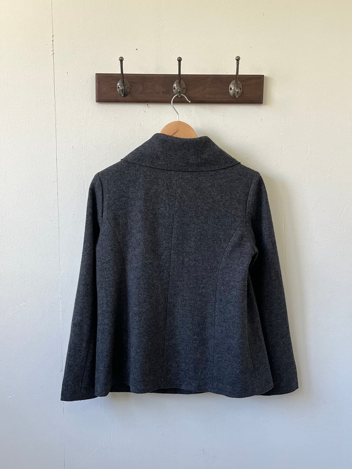 Japan vtg 숄카라 크롭 코트 상품이미지3