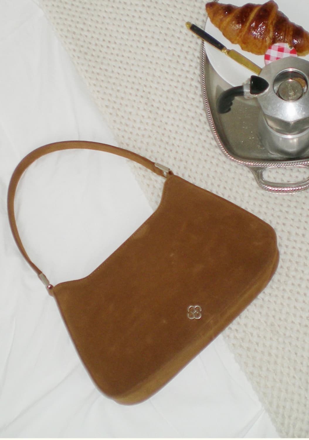 히어리 숄더백 카멜 스웨이드 상품이미지5