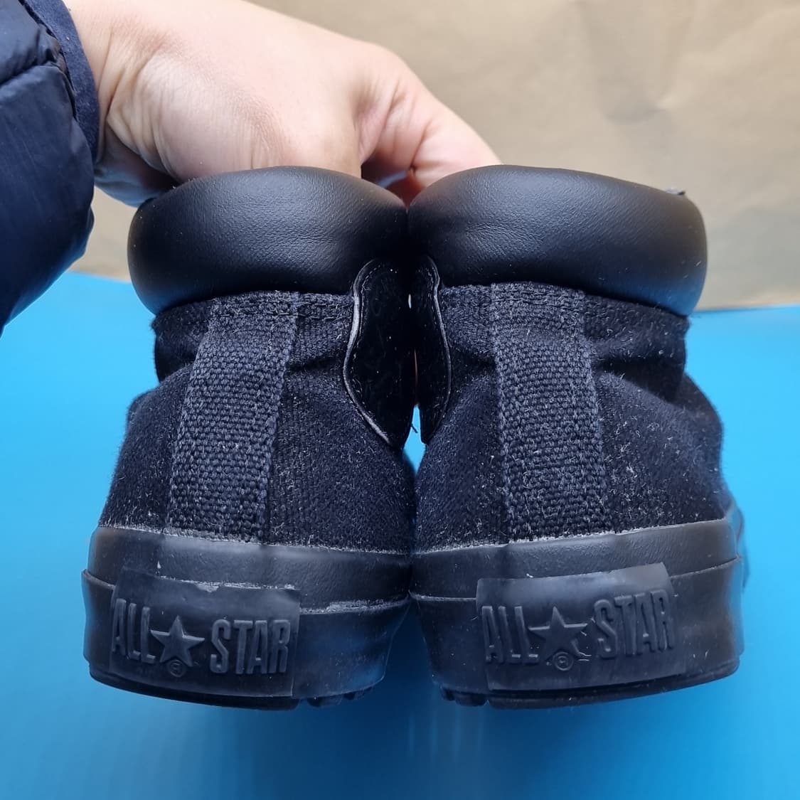 컨버스 올스타 올블랙 하이탑 255 상품이미지4