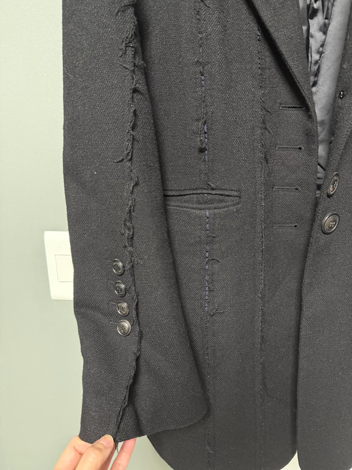 마뗑킴 러프 울자켓 상품이미지2