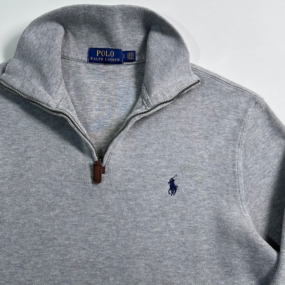 폴로 랄프로렌 그레이 반집업 상품이미지3