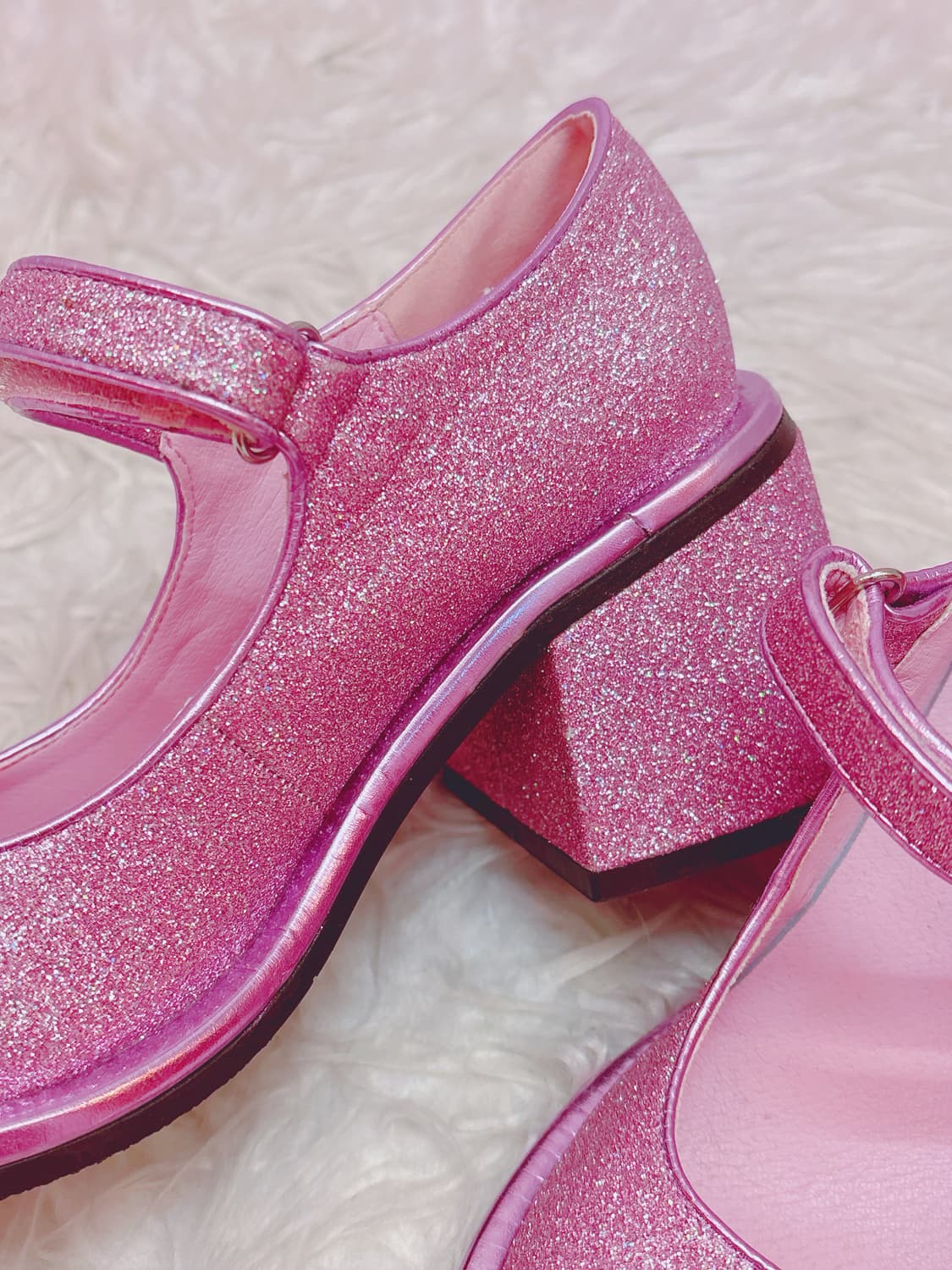 Sugar Thrillz glitter chunky mary janes 상품이미지3