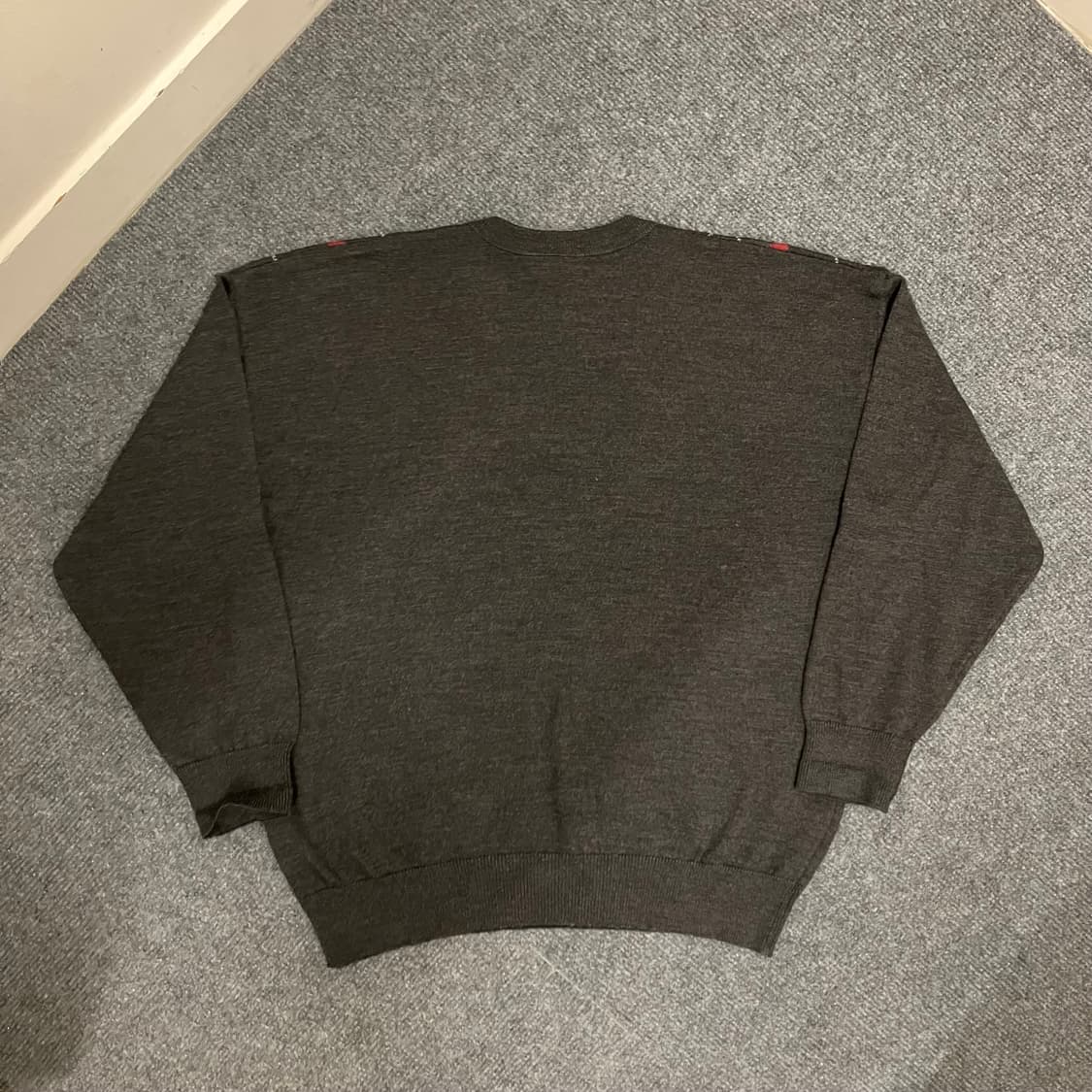 N27 라코스테 아가일 브이넥 니트 상품이미지2