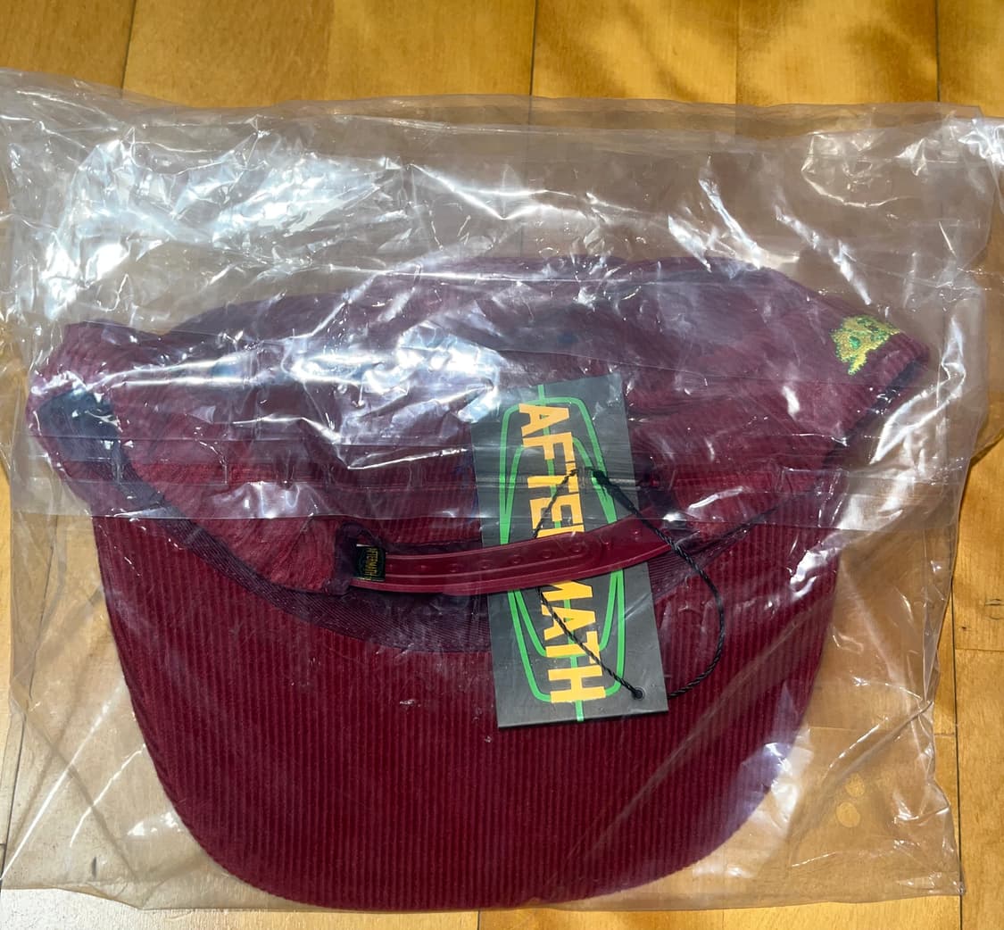 (새상품)AFTERMATH 애프터매스 데드 캣 볼 캡 버건디 상품이미지3