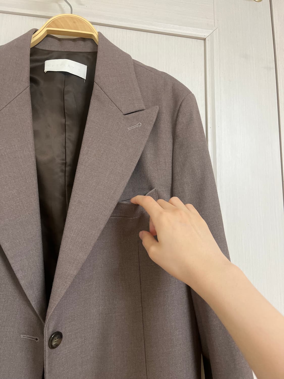 코코아 블레이저 여성 울 자켓 상품이미지2