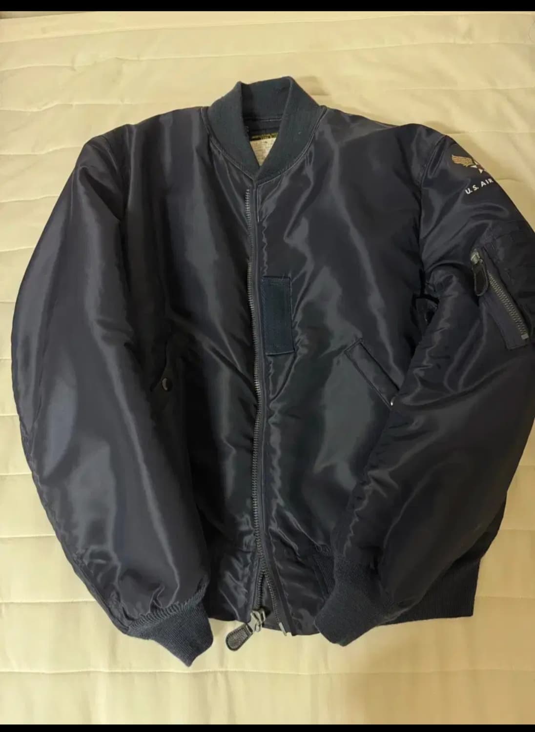 (42)버즈릭슨 Ma-1 B-15C 네이비 상품이미지1