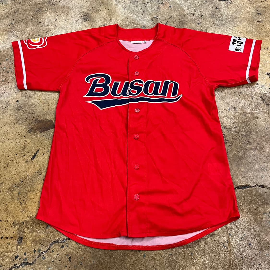 [정품/M] 롯데 자이언츠 올드 유니폼 레드 b16 상품이미지2