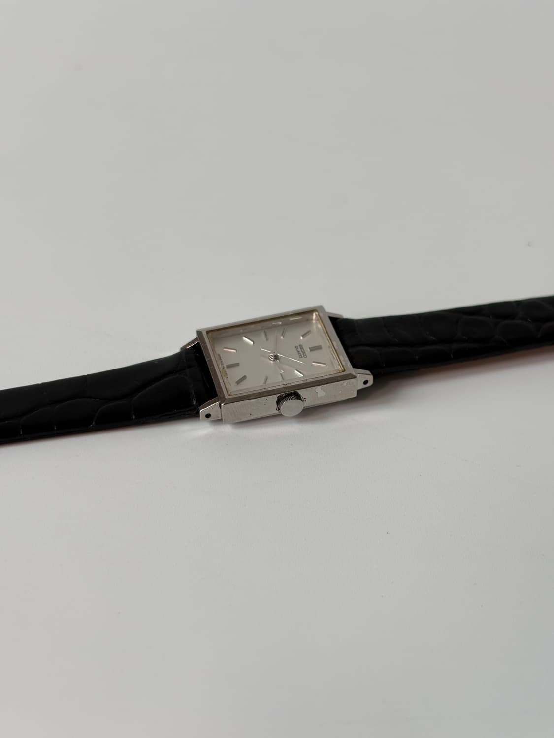 1980s Silver Square Ladies Quartz 상품이미지4