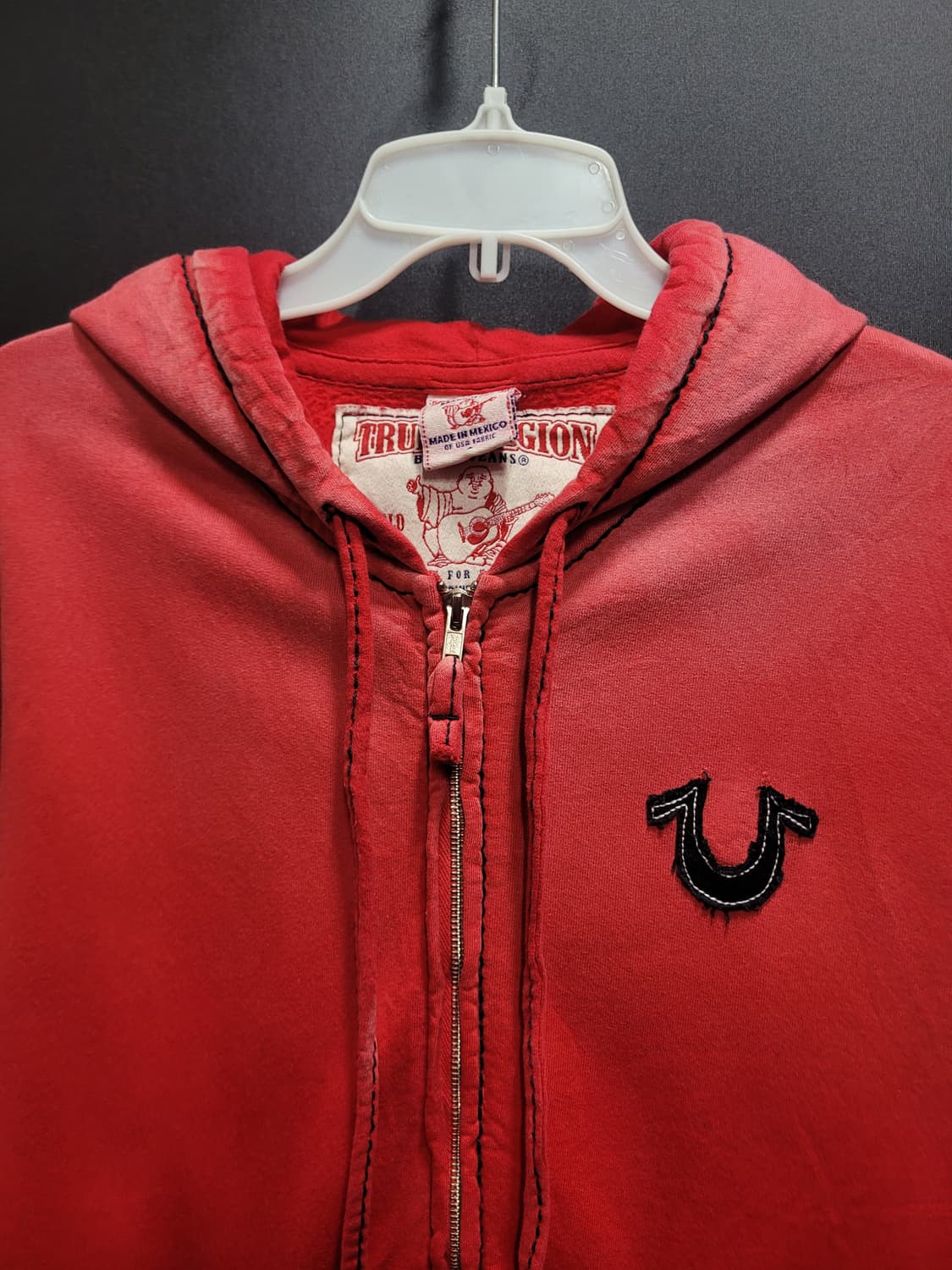 TRUE RELIGION 트루릴리젼 빈티지 페이디드 후드집업  상품이미지3