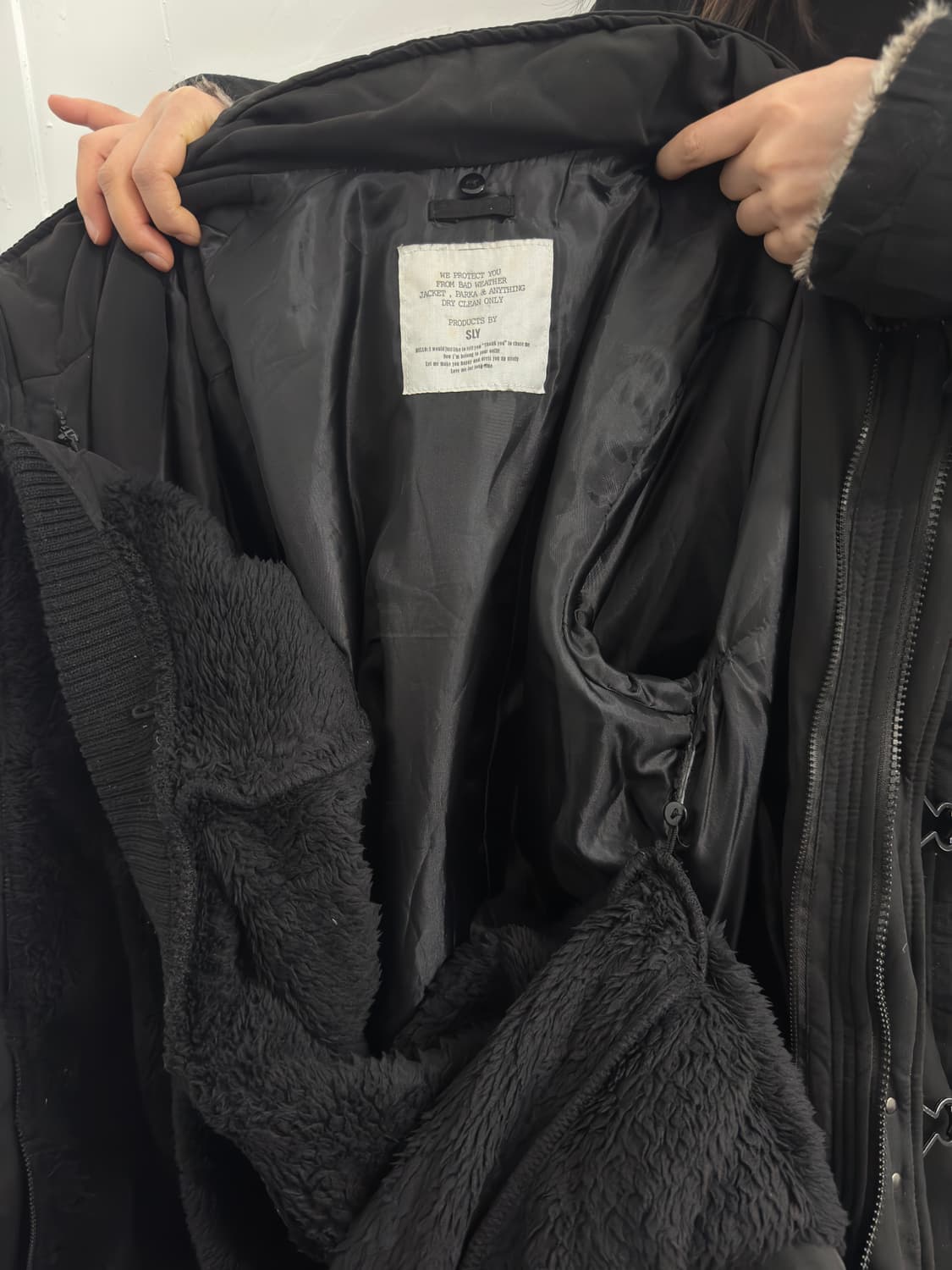 sly fur hood jacket  상품이미지10