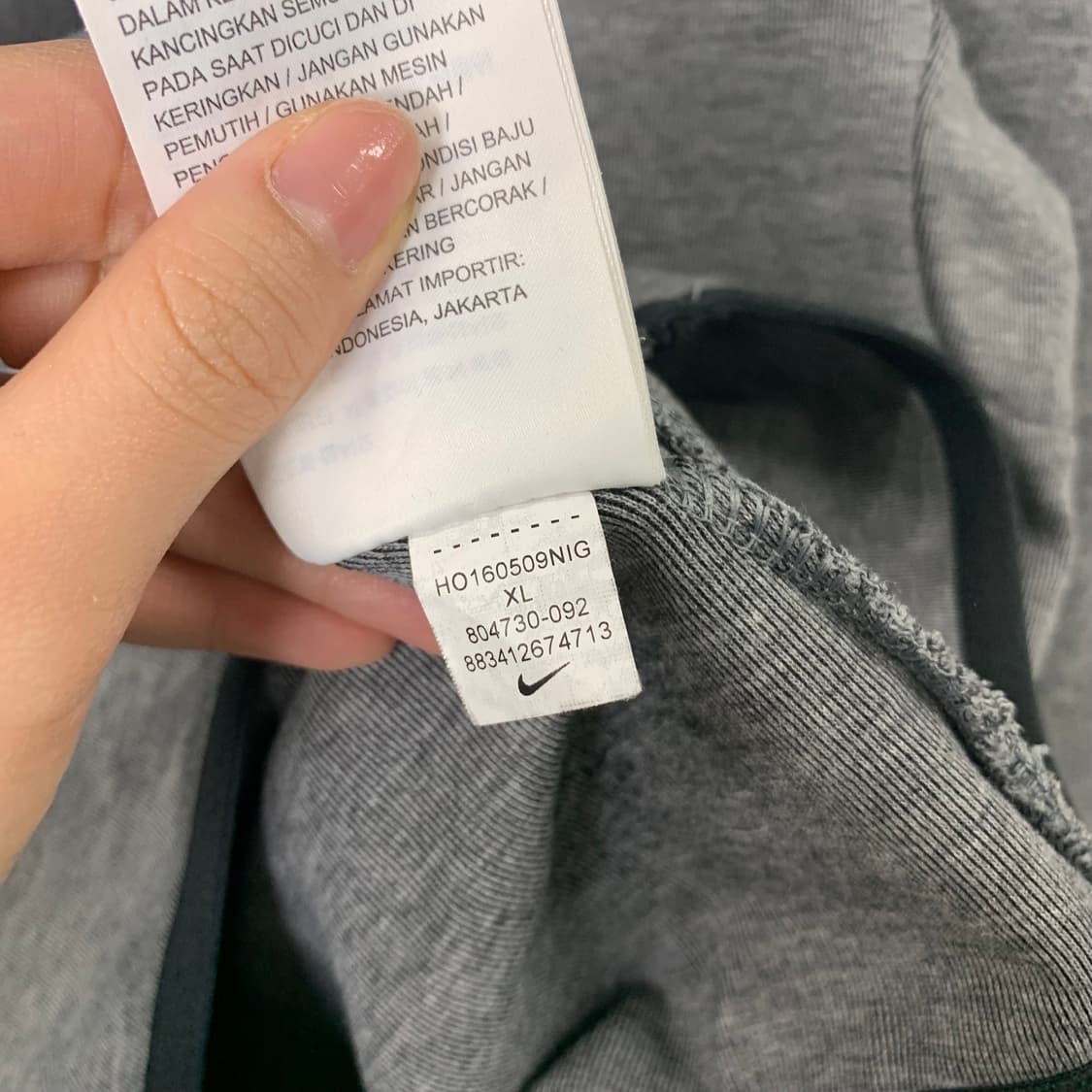 나이키 테크팩 그레이 후드집업 상품이미지6