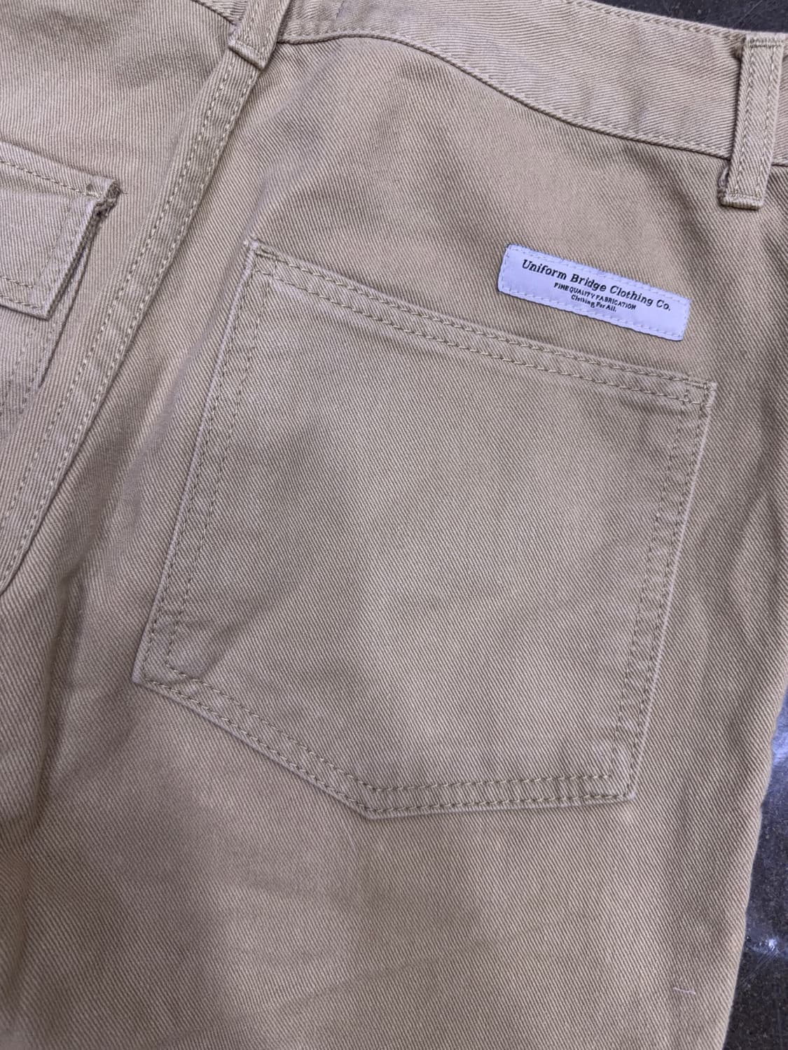 유니폼브릿지 퍼티그팬츠 베이지 M 상품이미지7