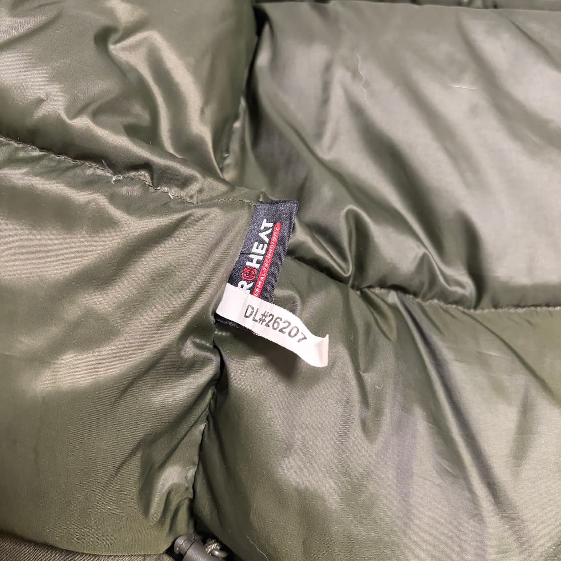 노스페이스 화이트라벨 카키 개파카 야상 덕다운 투웨이 패딩 상품이미지6