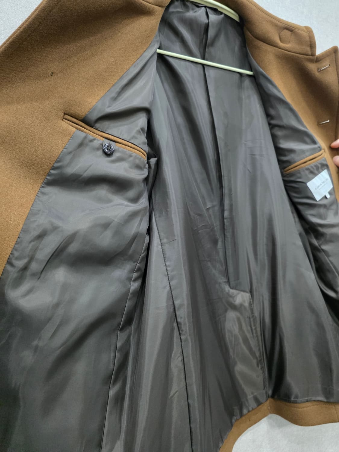 UNITED ARROWS A DAY IN THE LIFE 브라운 울 코트 상품이미지8