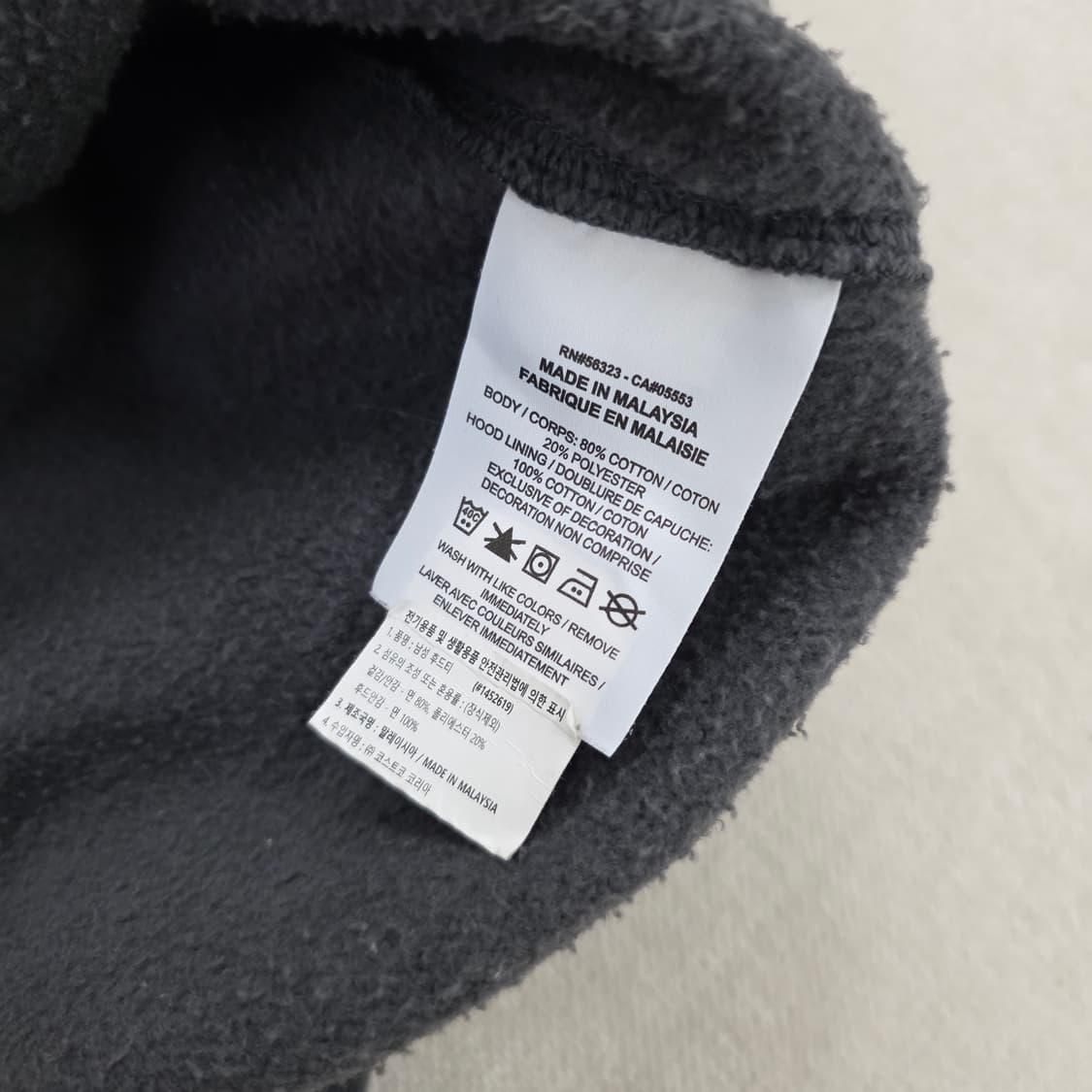 [L] 나이키 기모 스몰 스우시 후드티 0213J 상품이미지4