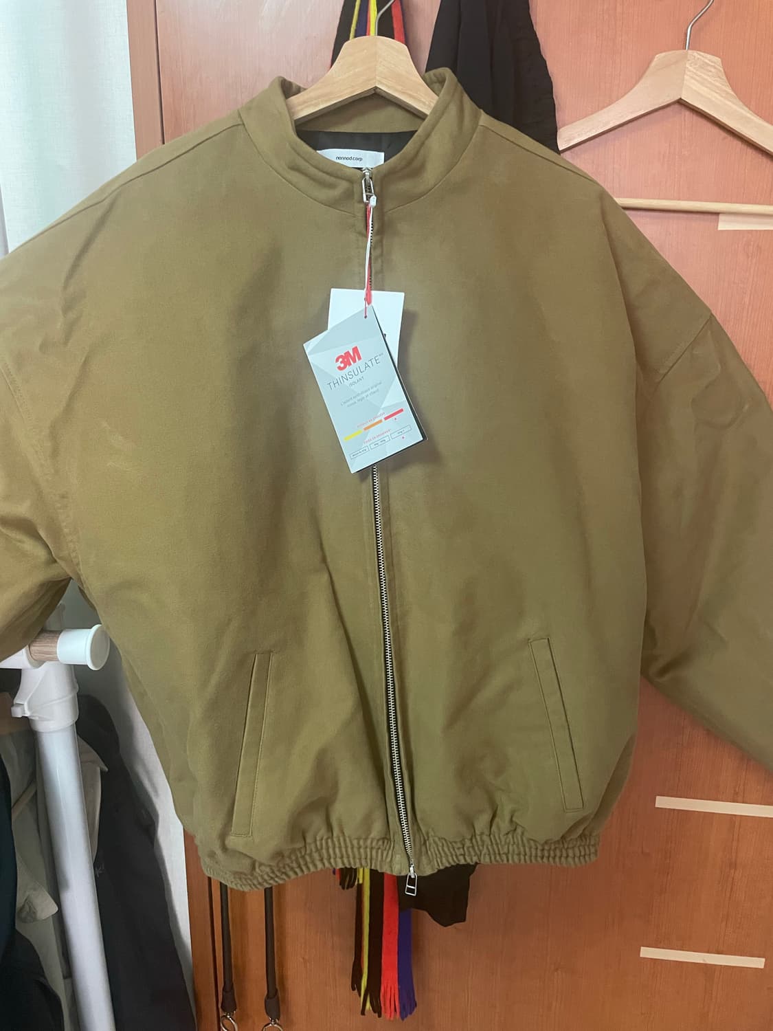 논노드 몰스킨 봄버 카멜 상품이미지1