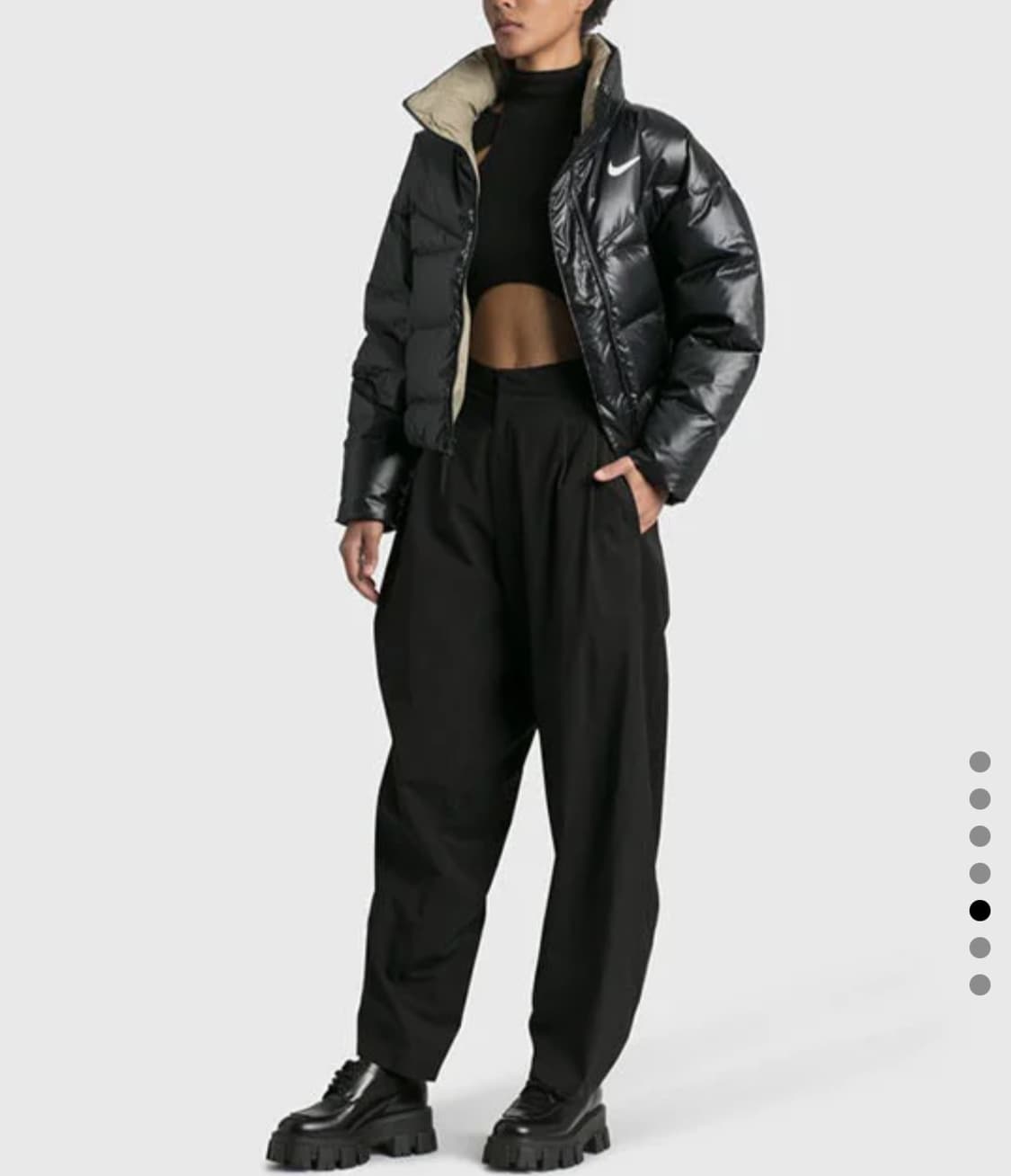 나이키 여성 써마 핏 루즈 숏패딩 M 상품이미지2