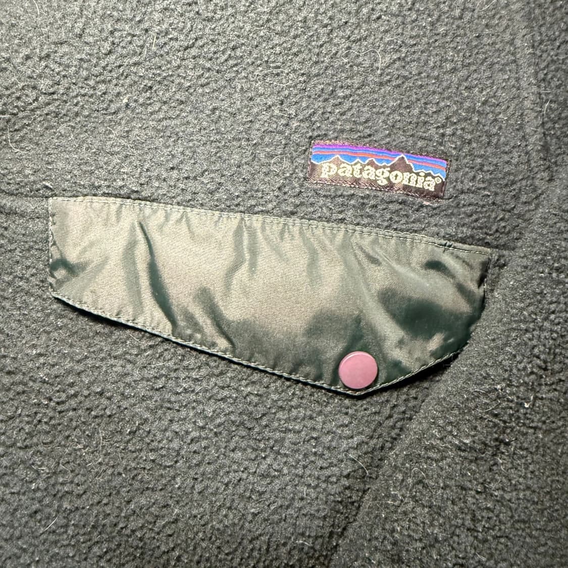 90s 자메이카 파타고니아 신칠라 스냅-T 그린 상품이미지3