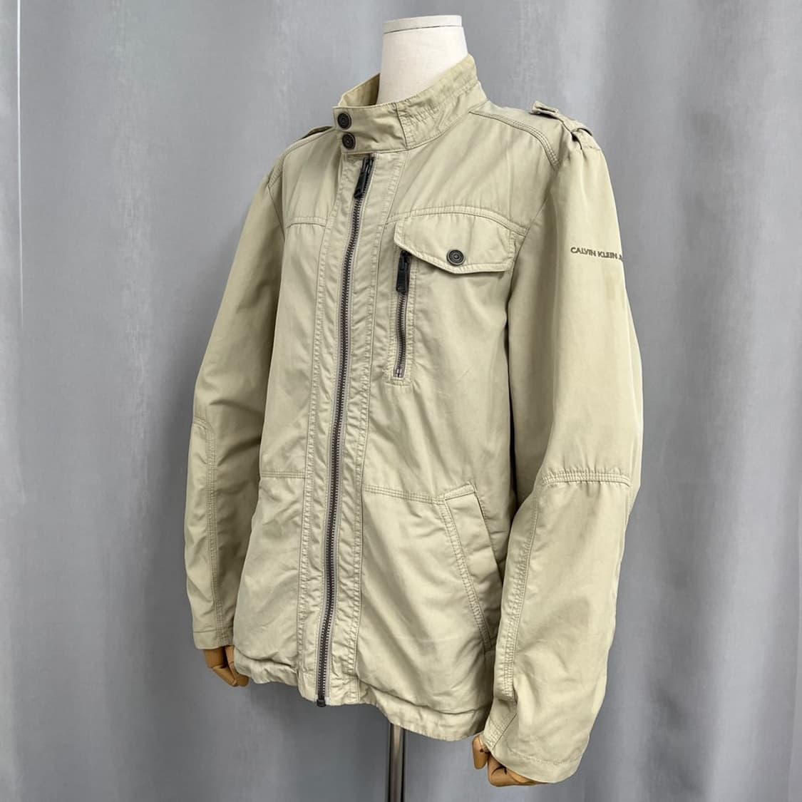캘빈클라인 빈티지 집업 블루종 자켓/#3658 상품이미지2