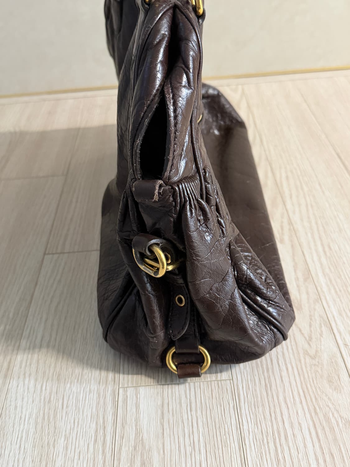 미우미우 브라운 토트백 상품이미지5