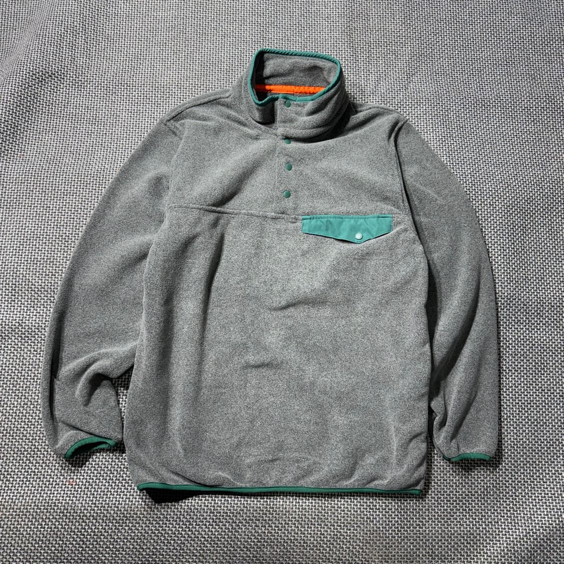 (새상품) 빈티지 아웃도어 플리스 스냅티 상품이미지1