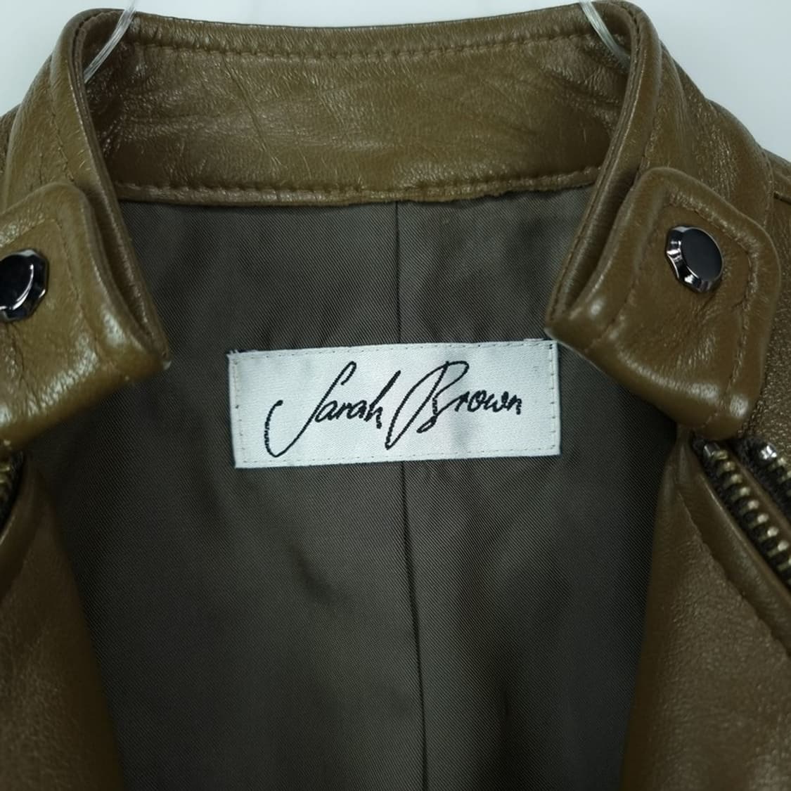 [빈티지] 리얼 쉽스킨 레더 양가죽 슬림핏 레더 자켓 M16907 상품이미지6