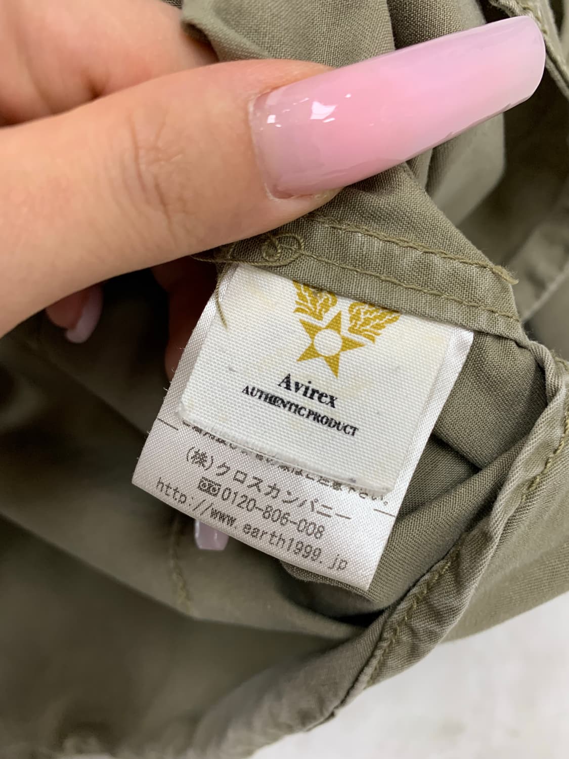 아비렉스 카키 셔츠 #667 상품이미지6