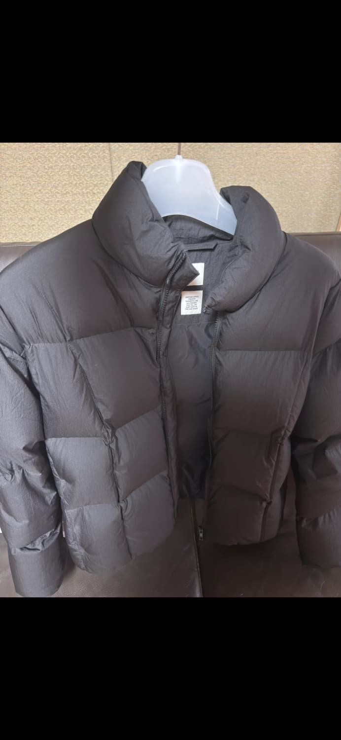 어나더오피스 클라우디 벌룬 다운 푸퍼 자켓 블랙 2사이즈(100) 상품이미지4