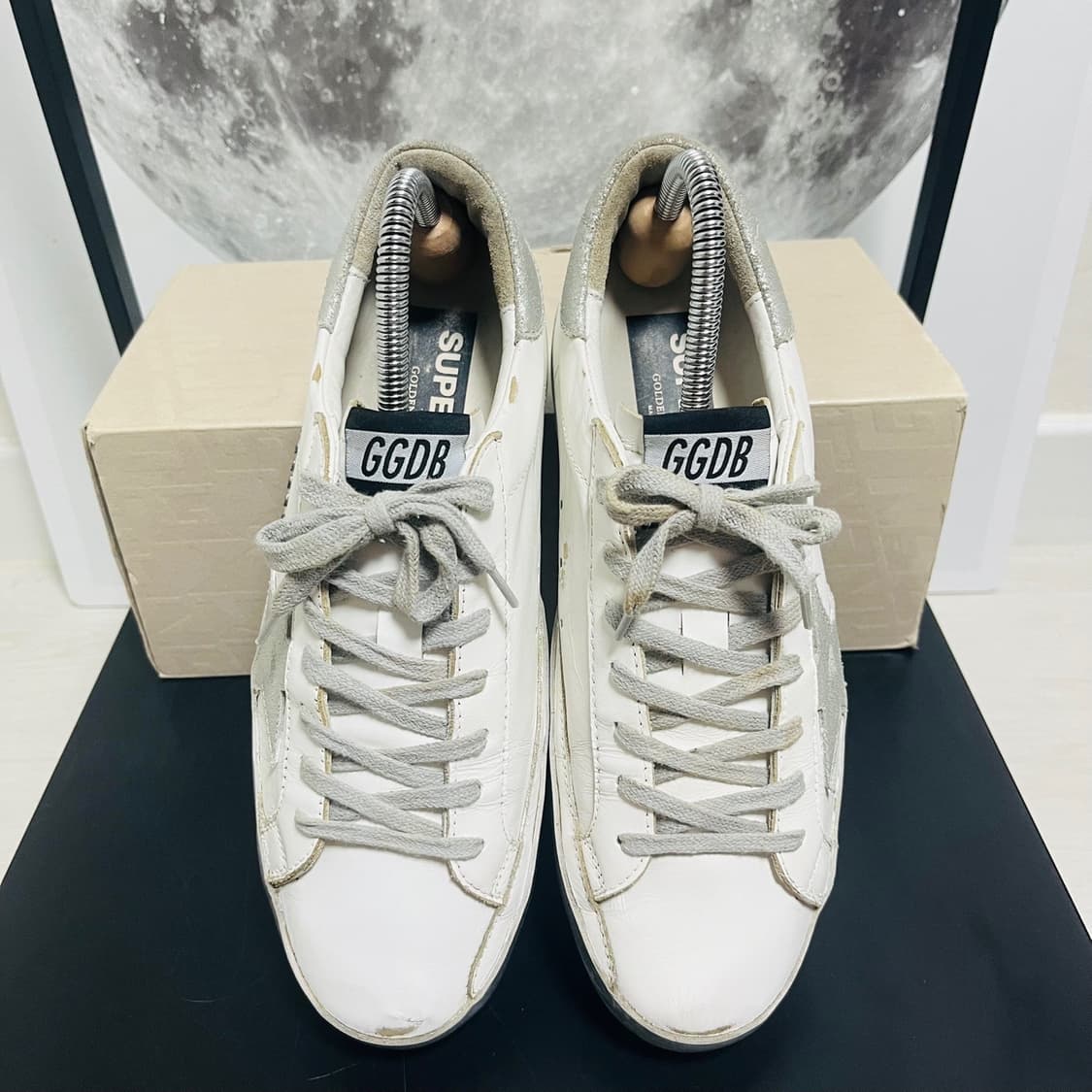 정품 40) 골든구스 스파클 실버 스니커즈 255~260 상품이미지3