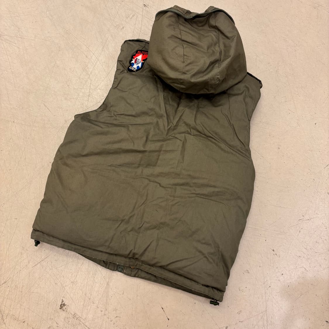 컬러비콘 패치워크 푸퍼 패딩 베스트 상품이미지3