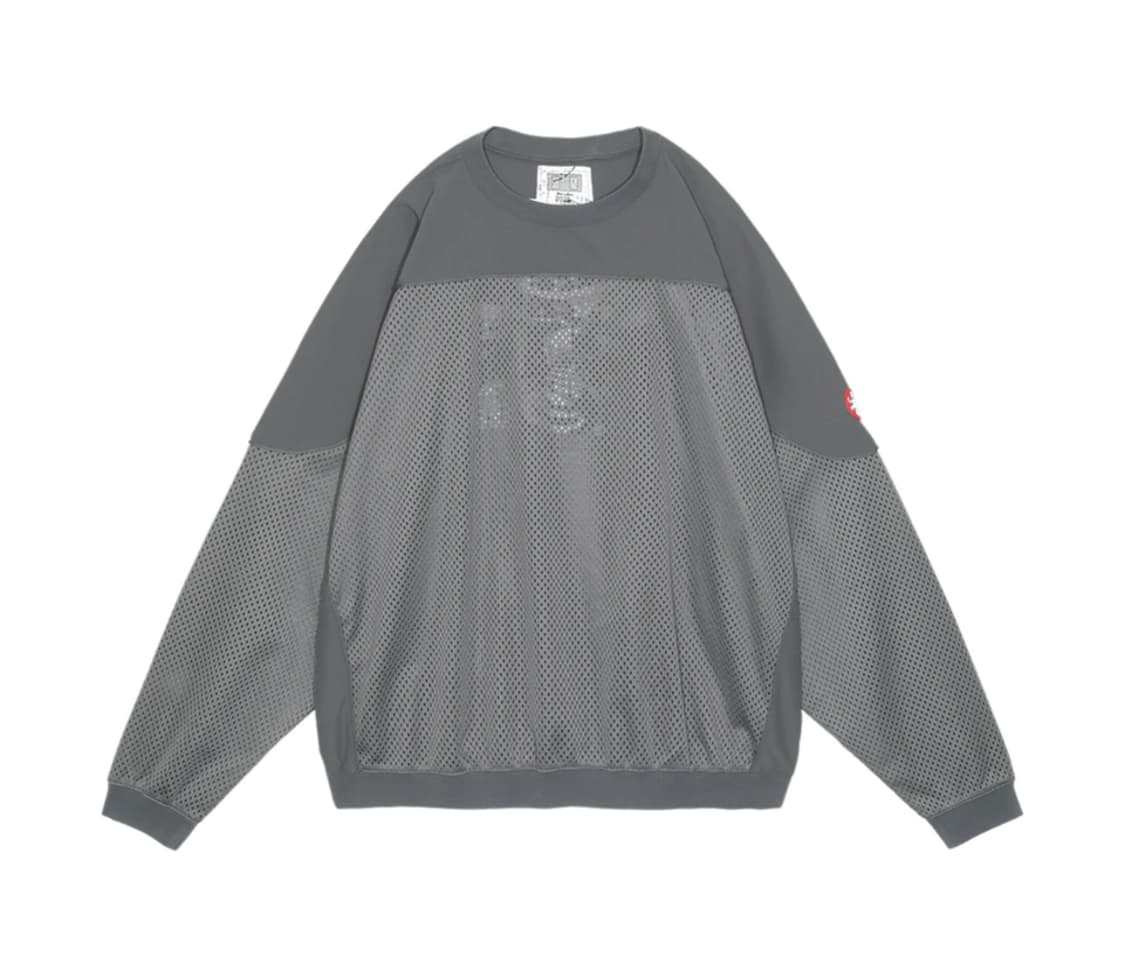 카브엠트 메쉬 크루넥 그레이 L 상품이미지1