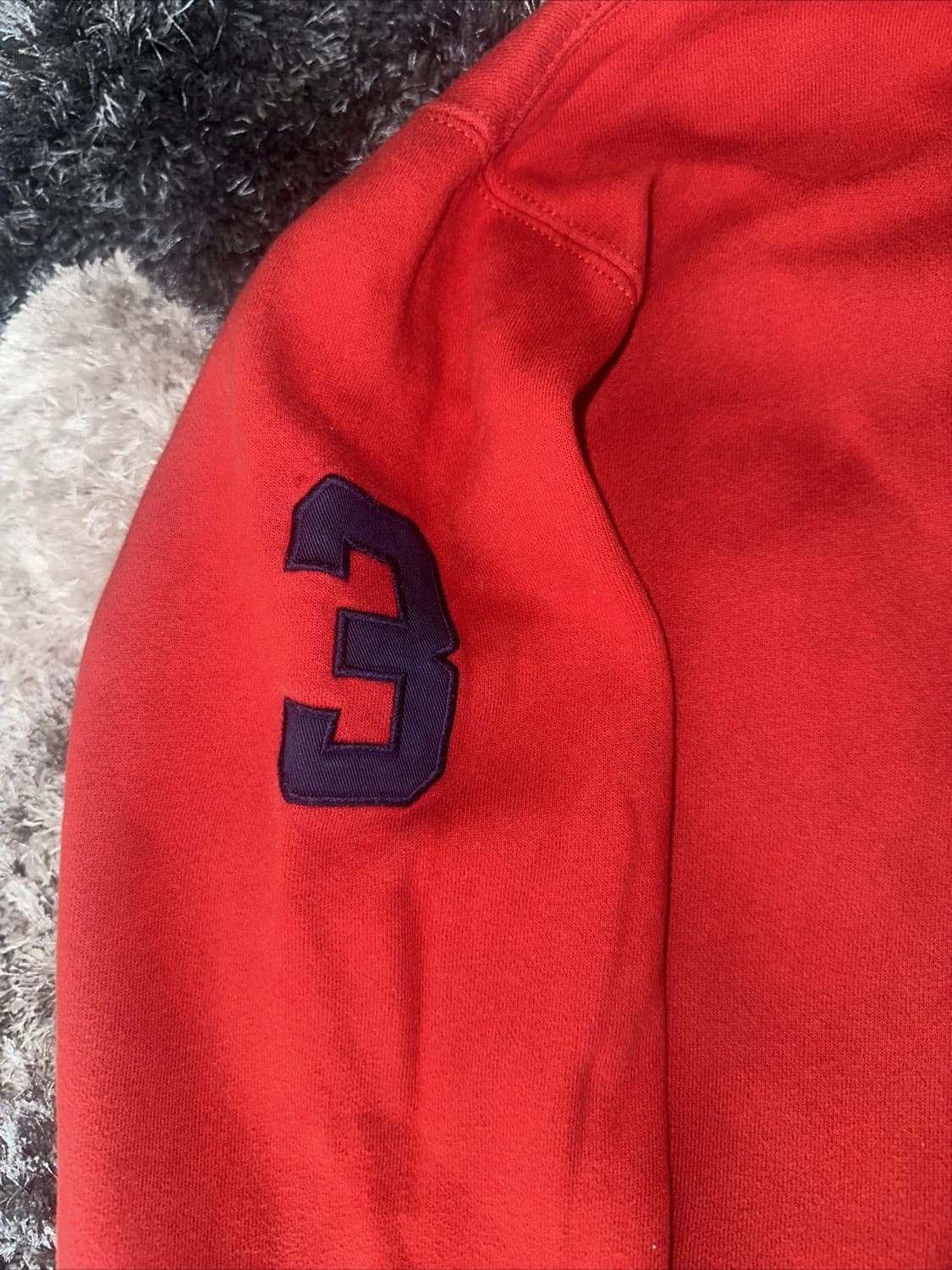 폴로 랄프로렌 빅포니 체크 후드집업 레드 상품이미지4