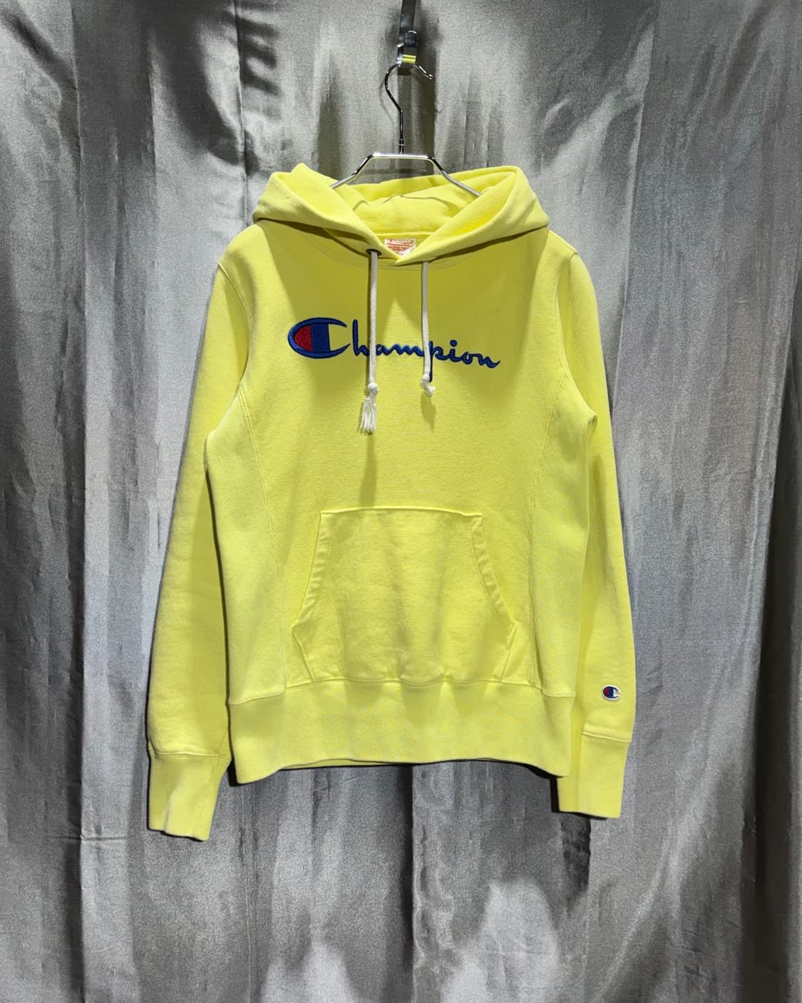 M 챔피언 우먼스 빅로고 레몬옐로우 후드티  상품이미지2