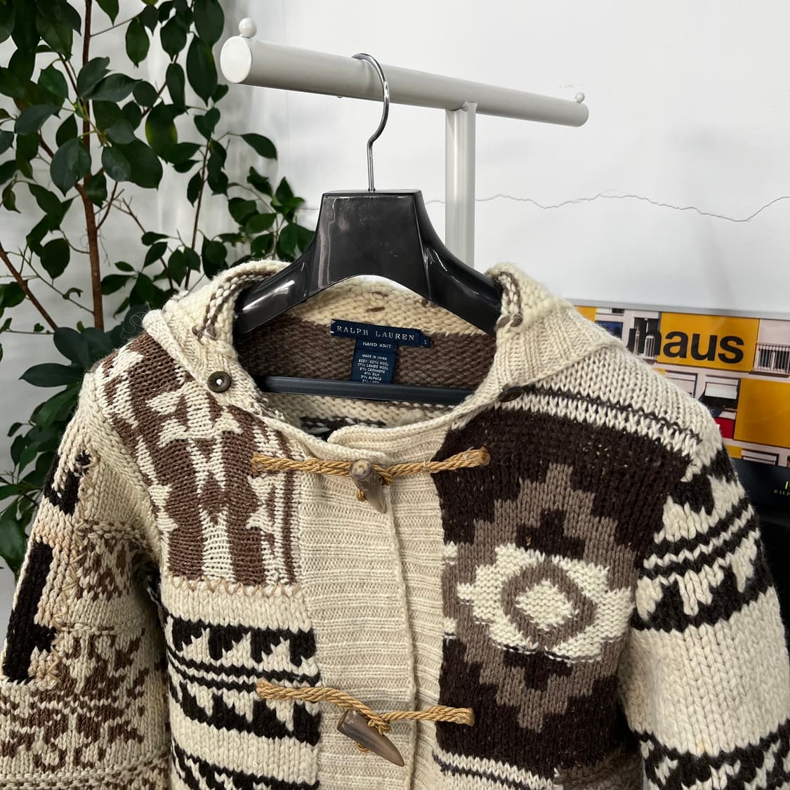 폴로랄프로렌 우먼 패치워크 더플 가디건 S 상품이미지2