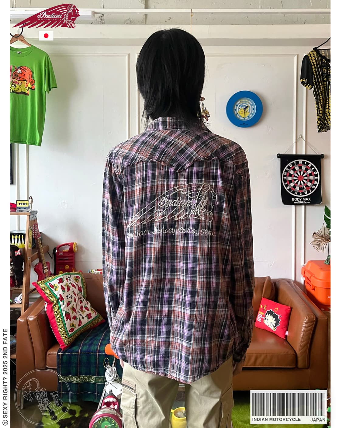 Indian Motorcycle Stitch Western Shirt 상품이미지1